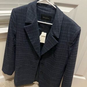 Banana Republic Blue Sport Coat with Notched Lapel